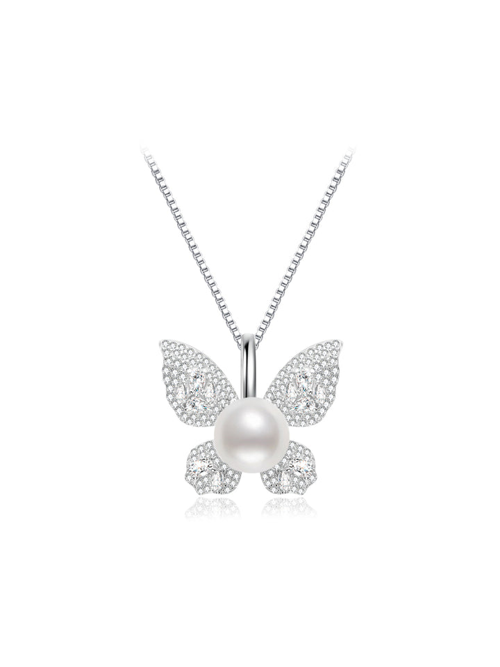 Freshwater Pearl Necklace WN00670 | BUTTERFLY
