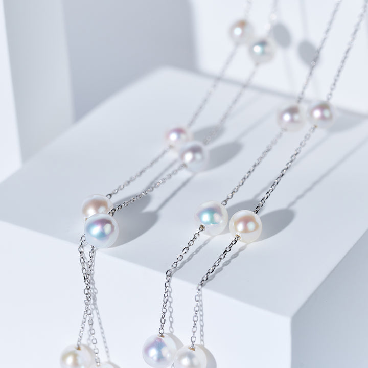 New Yorker 淡水珍珠 80 cm 多款式口罩链和项链 WN00681