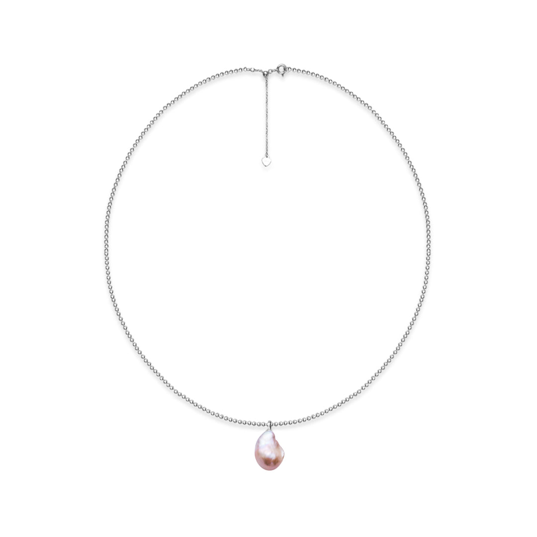 New Yorker Baroque Pearl Necklace WN00685 - PEARLY LUSTRE