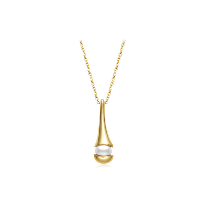 Collana di perle d'acqua dolce di grado superiore WN00687 | FLUIDO