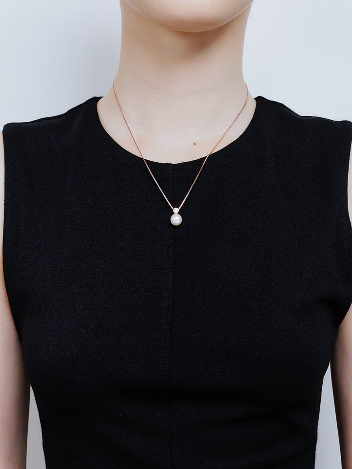 Collar de perlas de agua dulce de primera calidad WN00692| BURBUJA