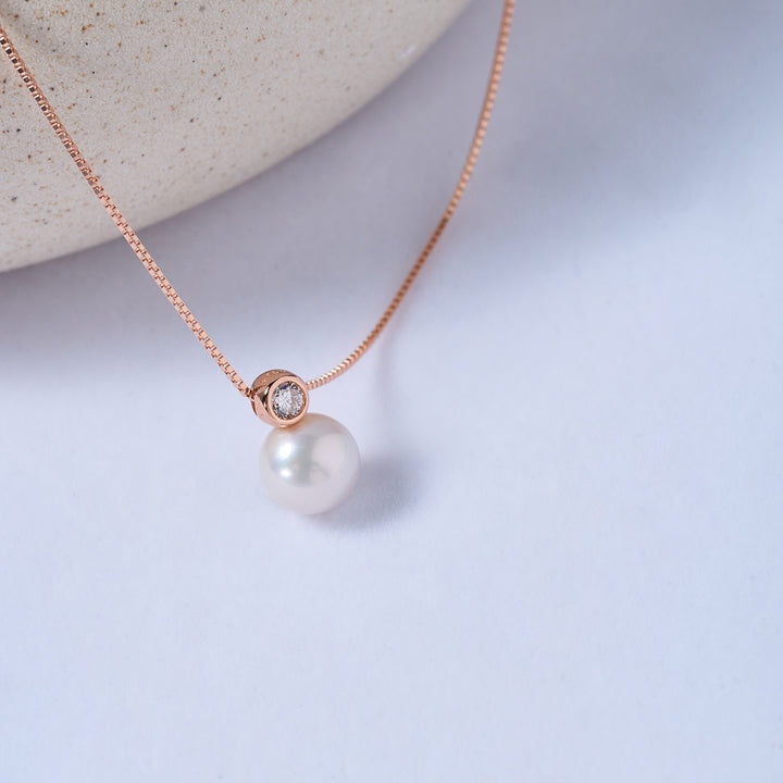 Collier de perles d'eau douce de qualité supérieure WN00692| BULLE