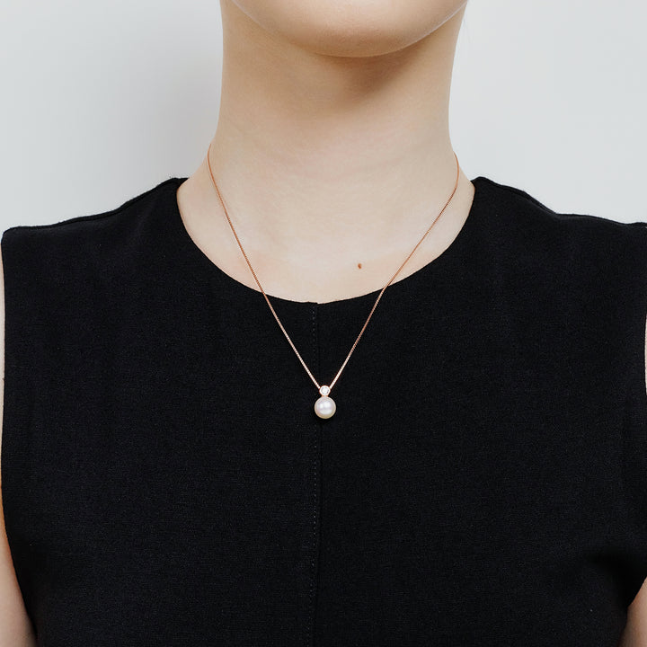 Collier de perles d'eau douce de qualité supérieure WN00692| BULLE