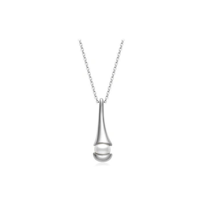 Collana di perle d'acqua dolce di grado superiore WN00694 | FLUIDO