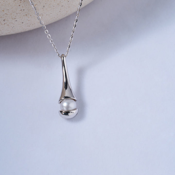 Collier de perles d'eau douce de qualité supérieure WN00694 | FLUIDE