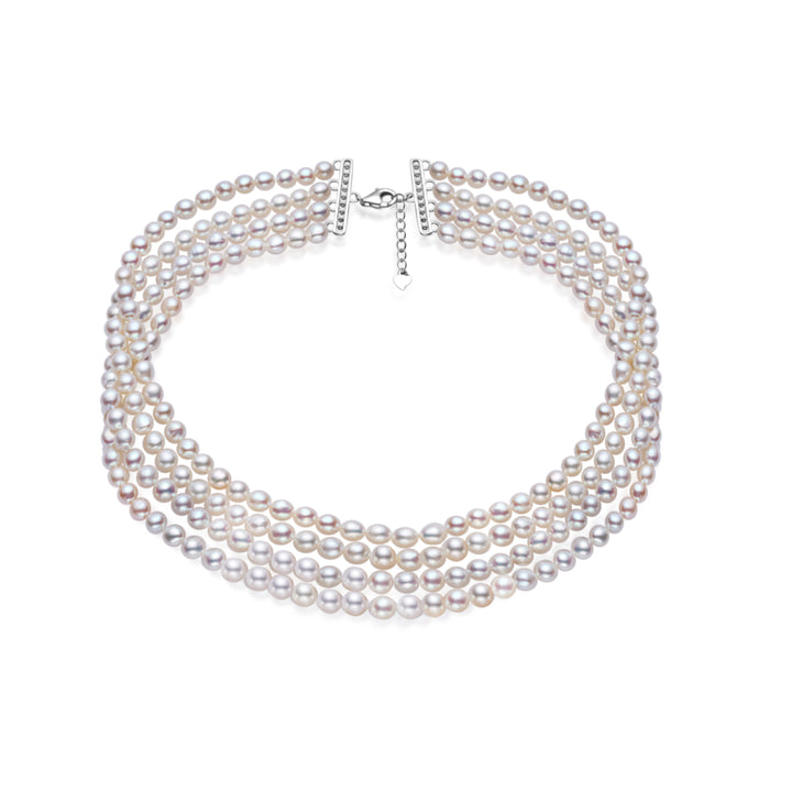 Chocker Collana di perle d'acqua dolce WN00699