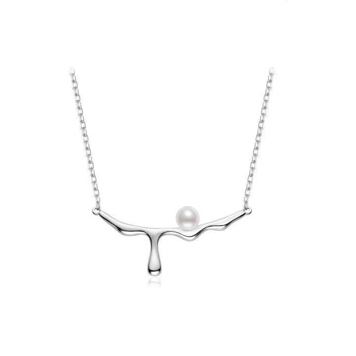 Collier de perles d'eau douce de qualité supérieure WN00711 | FLUIDE