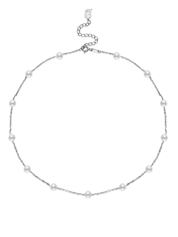 Collier élégant en perles d'eau douce WN00720 | RHYTHM