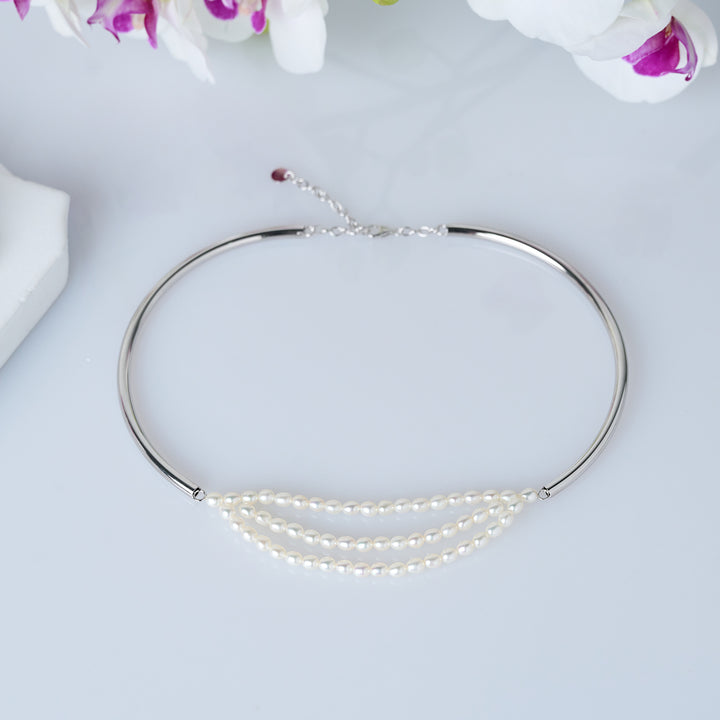 Collier de perles d'eau douce Top Lustre WN00723 | CONNECTER