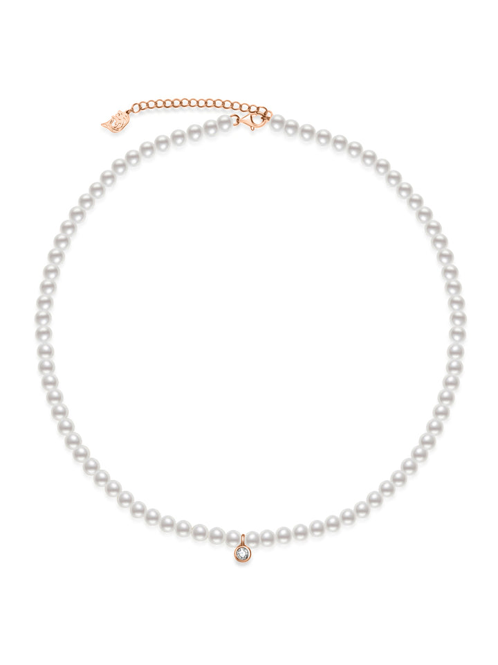 نيويوركر قلادة لؤلؤ المياه العذبة WN00725