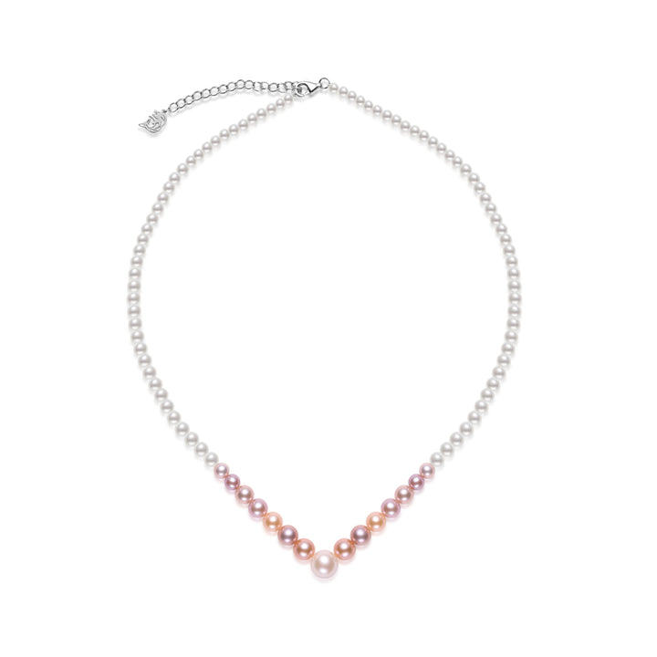 Top Grade Multi-color Freshwater Pearl Necklace WN00734 | HARMONY