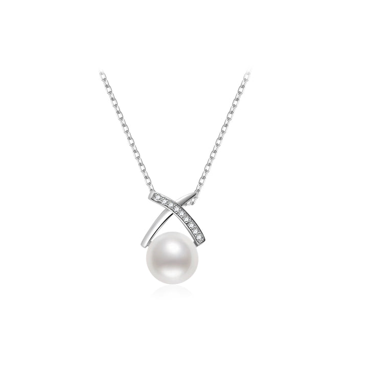 Collana di Perle d'Acqua Dolce di Alta Qualità WN00737 | Collezione X