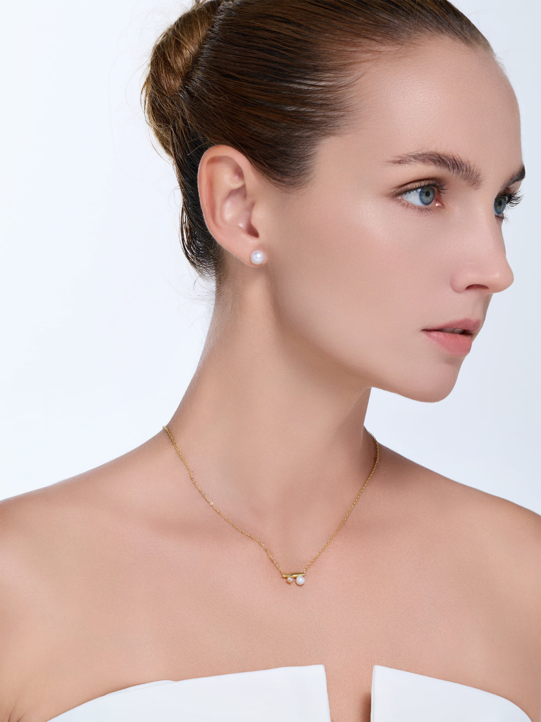 Top Grade Freshwater Pearl Necklace WN00744 | MARINA BAY