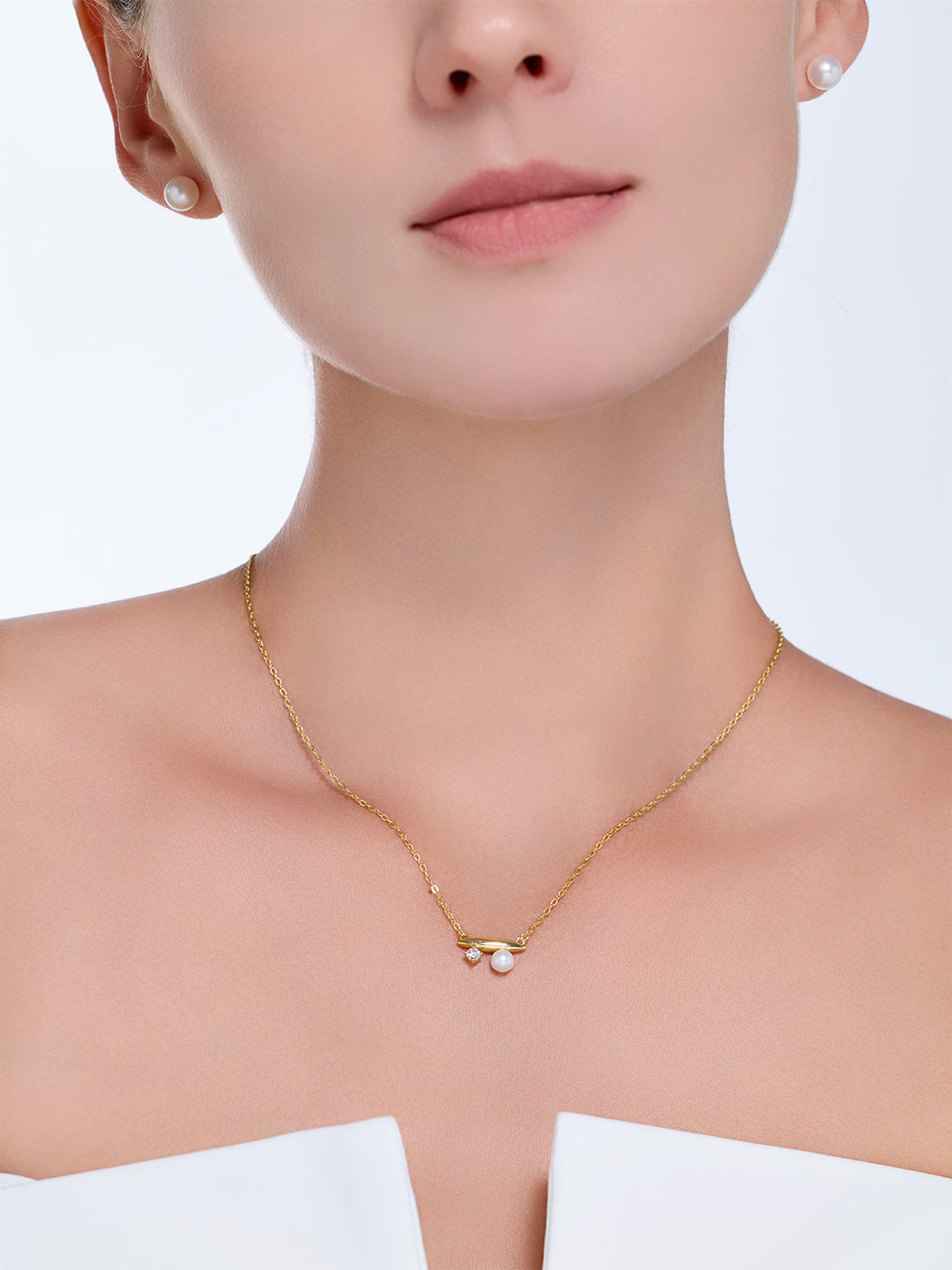Top Grade Freshwater Pearl Necklace WN00744 | MARINA BAY