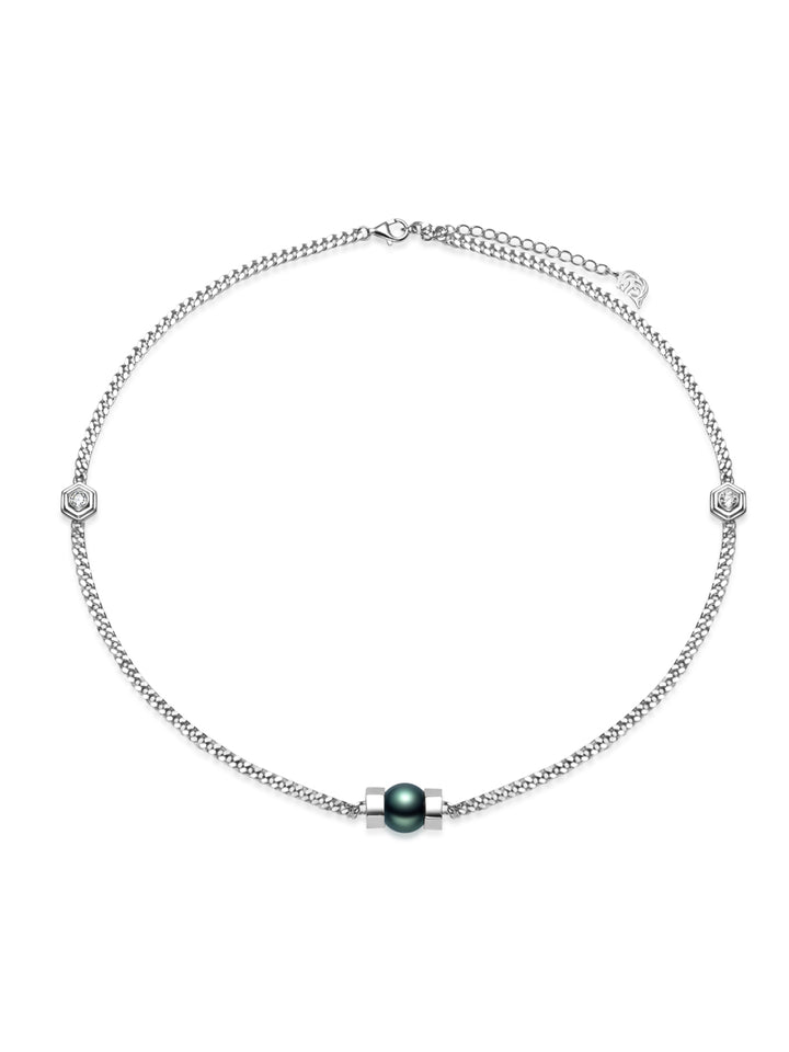 Collier de perles de Tahiti WN00745 | HEXAGONE