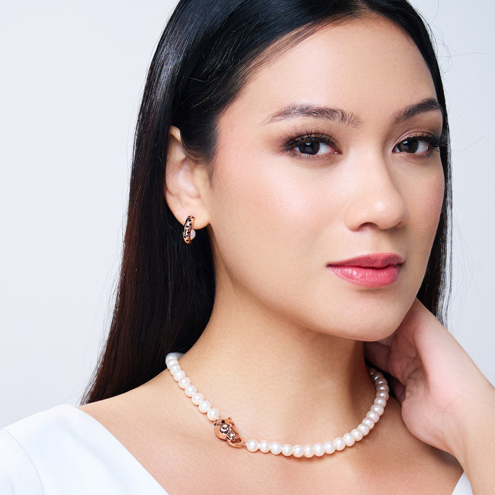 Collar de Perlas de Agua Dulce Top Lustre WN00748 | SAFARI