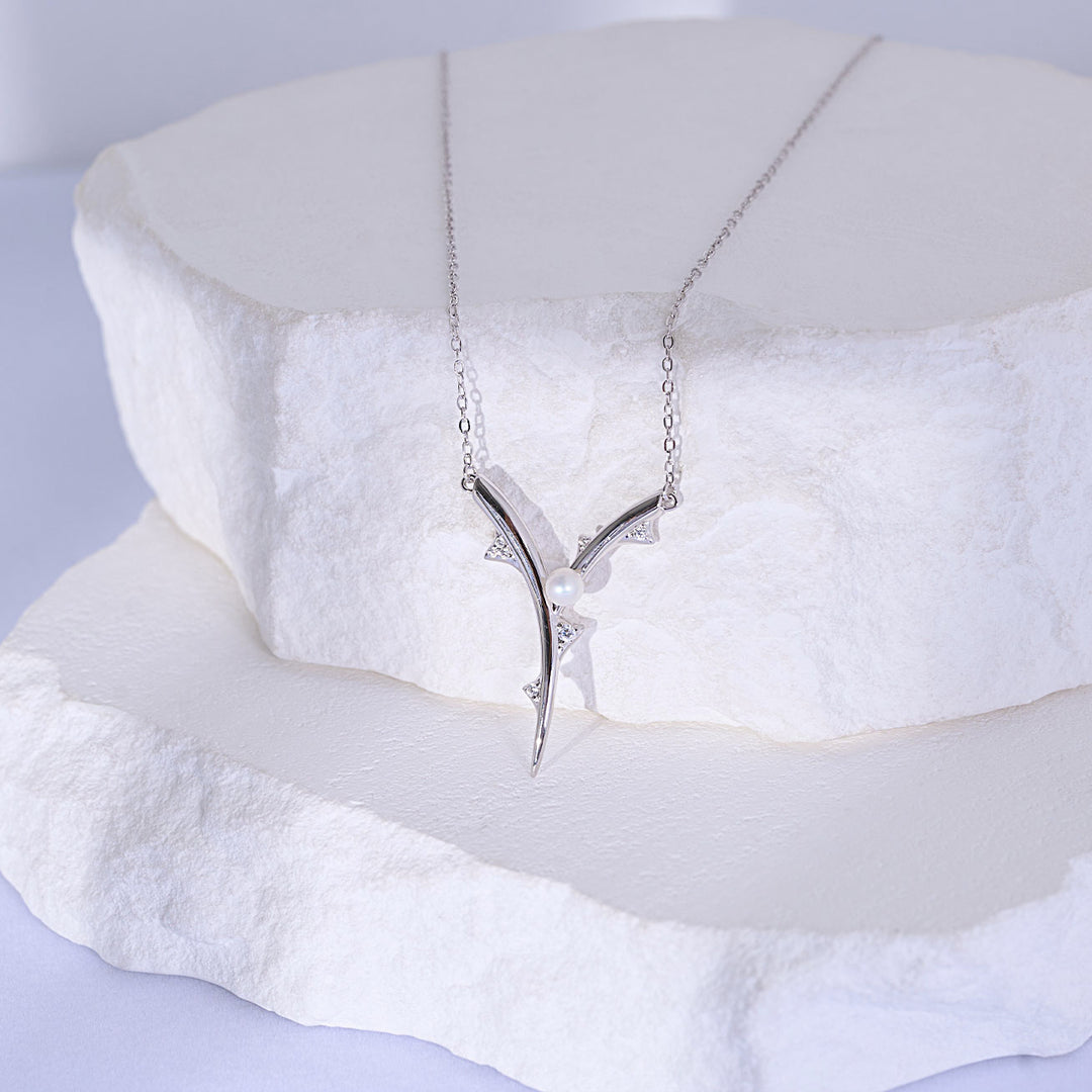 Top Grade Freshwater Pearl Necklace WN00752 | ROSE - PEARLY LUSTRE