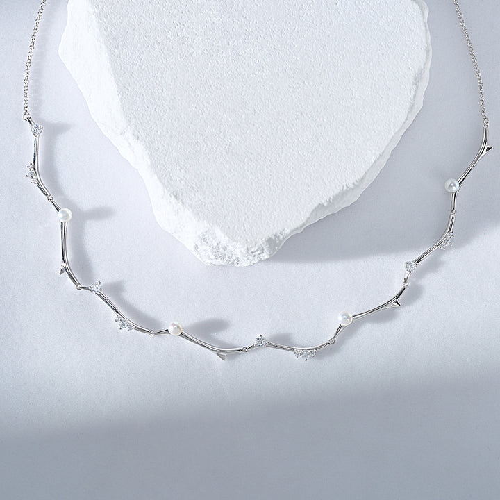 Top Grade Freshwater Pearl Necklace WN00754 | ROSE