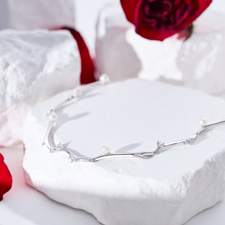 Top Grade Freshwater Pearl Necklace WN00754 | ROSE