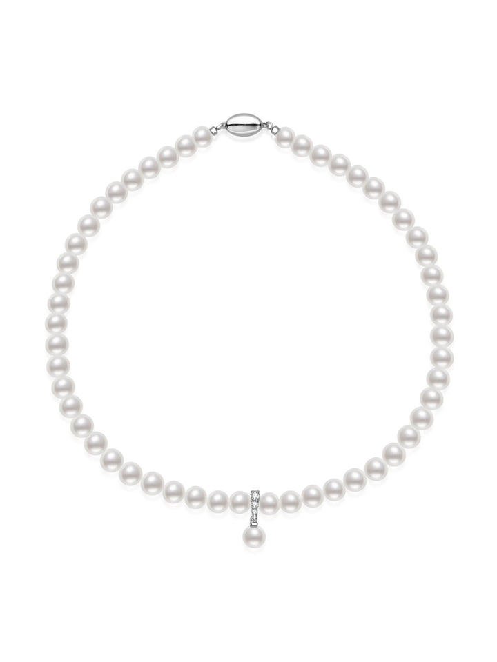 Elegante collana di perle d&
