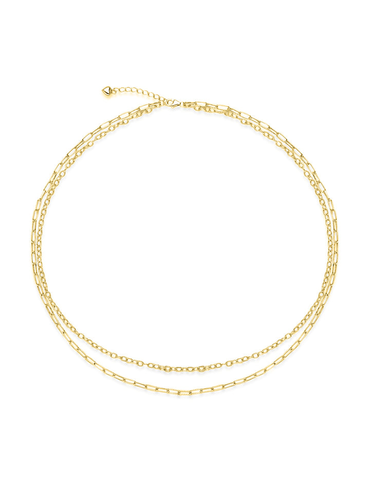 Double Chain Necklace WN00760 | Mix & Match