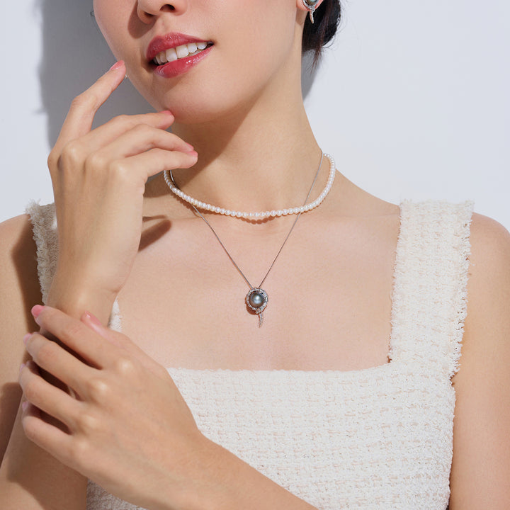 Tahitian Pearl Necklace WN00765 | SAFARI