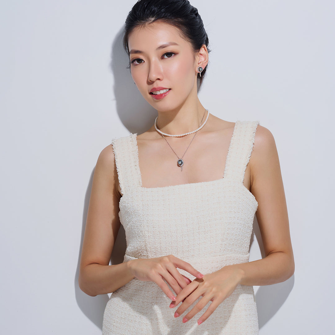 Tahitian Pearl Necklace WN00765 | SAFARI
