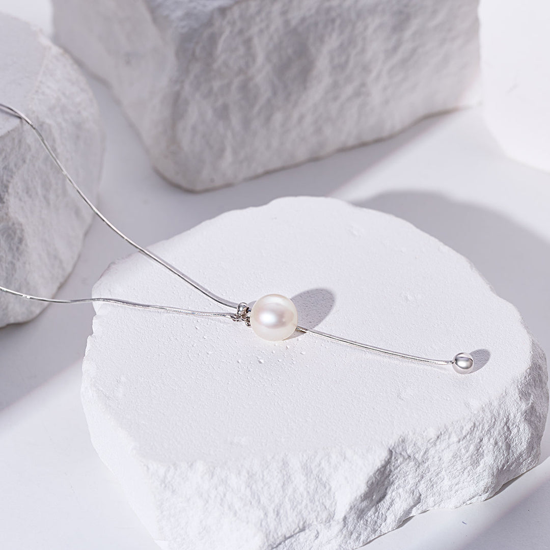 Top Lustre Edison Pearl Necklace WN00769| BUBBLE - PEARLY LUSTRE