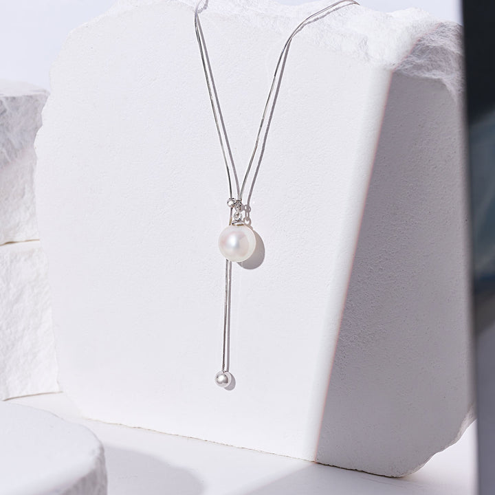 Top Lustre Edison Pearl Necklace WN00769| BUBBLE - PEARLY LUSTRE