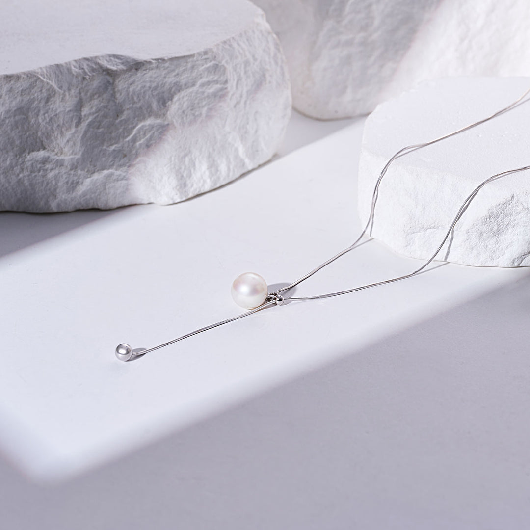 Top Lustre Edison Pearl Necklace WN00769| BUBBLE - PEARLY LUSTRE