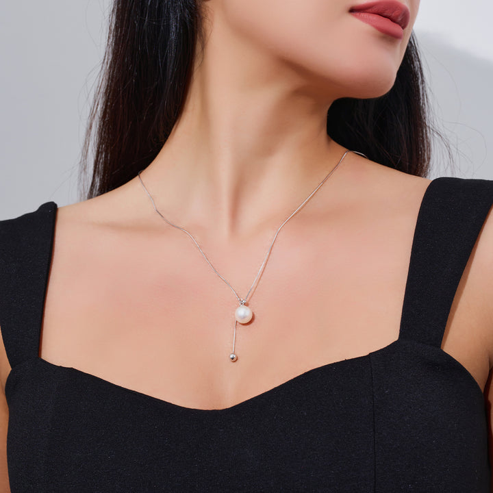 Top Lustre Edison Pearl Necklace WN00769| BUBBLE - PEARLY LUSTRE