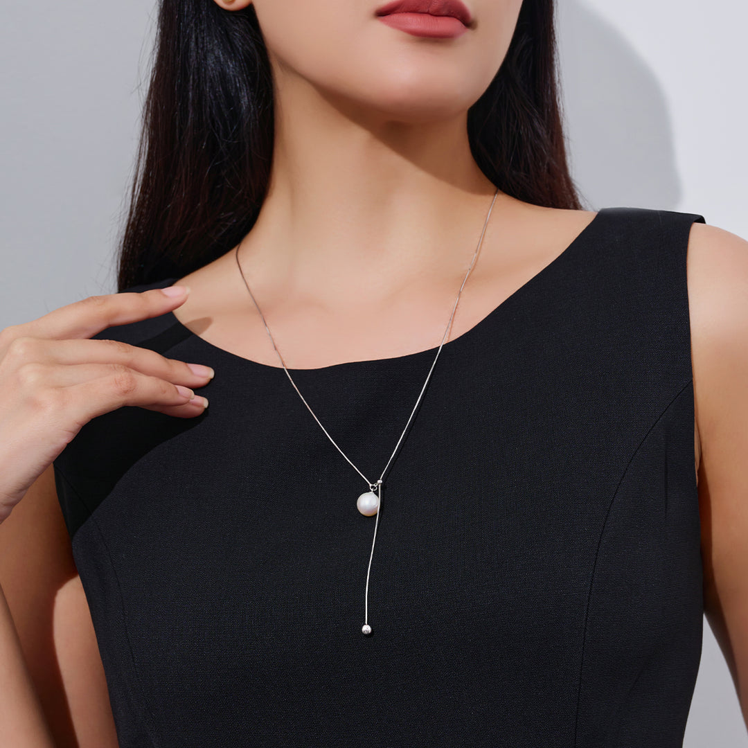 Top Lustre Edison Pearl Necklace WN00769| BUBBLE - PEARLY LUSTRE