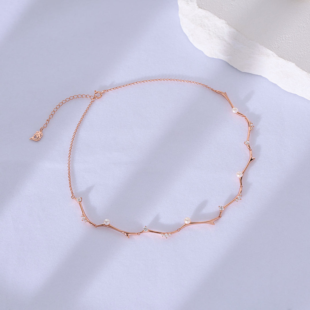 Top Grade Freshwater Pearl Necklace WN00773 | ROSE