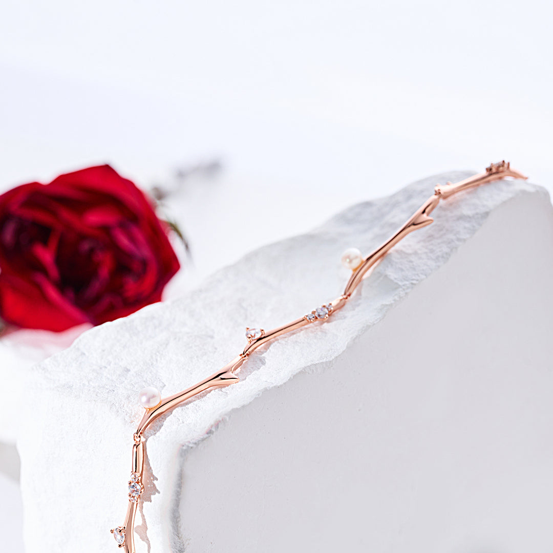 Top Grade Freshwater Pearl Necklace WN00773 | ROSE