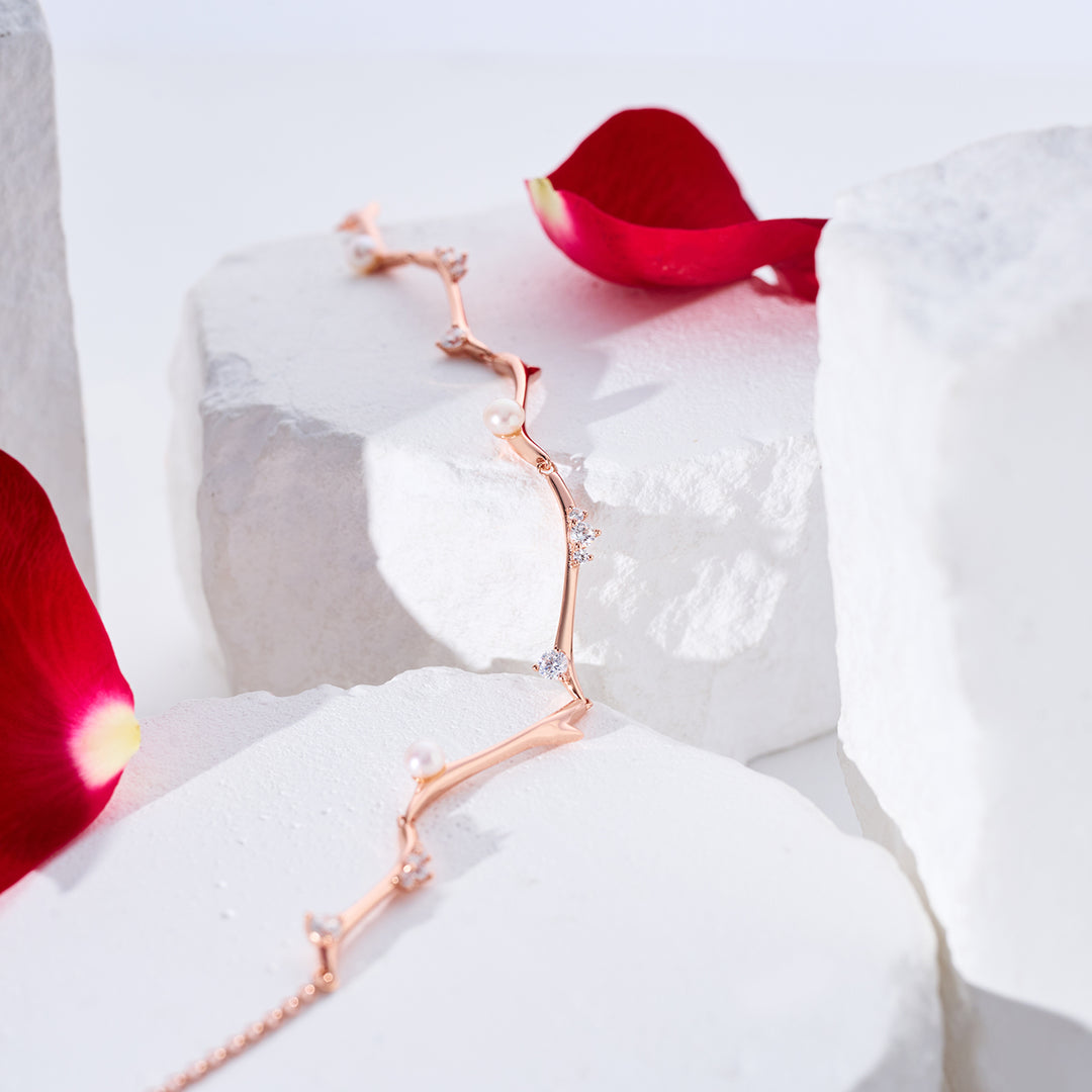 Top Grade Freshwater Pearl Necklace WN00773 | ROSE