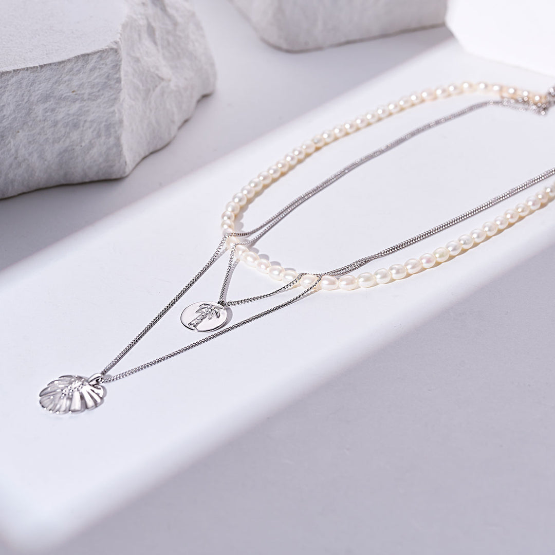 Freshwater Pearl Necklace WN00774 | MIX & MATCH - PEARLY LUSTRE