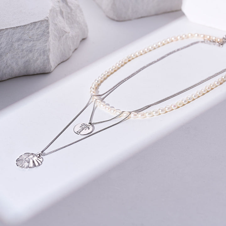 Freshwater Pearl Necklace WN00774 | MIX & MATCH - PEARLY LUSTRE
