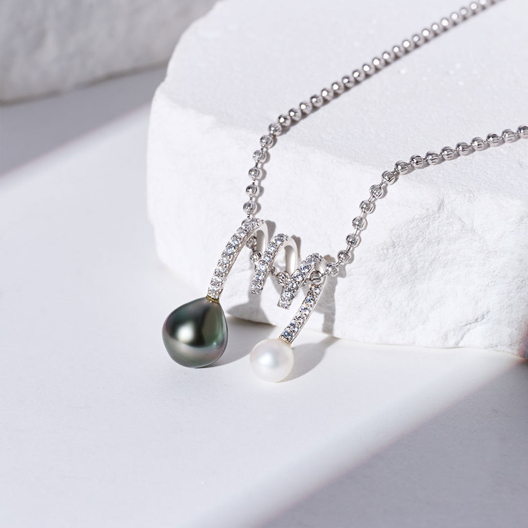 Top Lustre Tahitian Pearl Necklace WN00775 - PEARLY LUSTRE