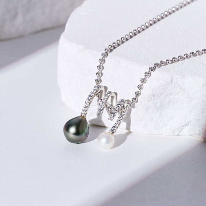 Top Lustre Tahitian Pearl Necklace WN00775 - PEARLY LUSTRE