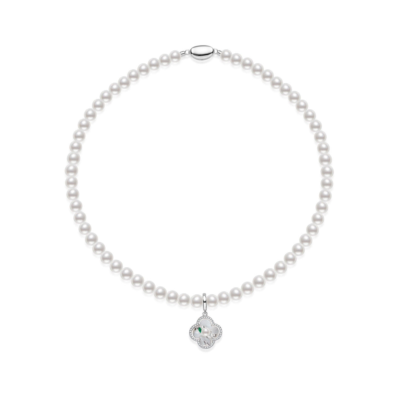 JEWELRY  JEWELRY ジュエリージェル白色5色 White Diamond Rhodium Over Sterling Silver Heart Locket
