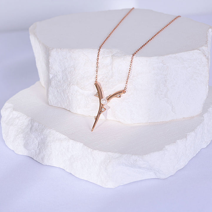 Top Grade Freshwater Pearl Necklace WN00780 | ROSE