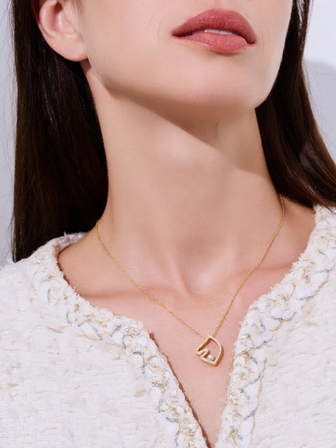 Collier de perles d'eau douce de qualité supérieure WN00781 | HORSE