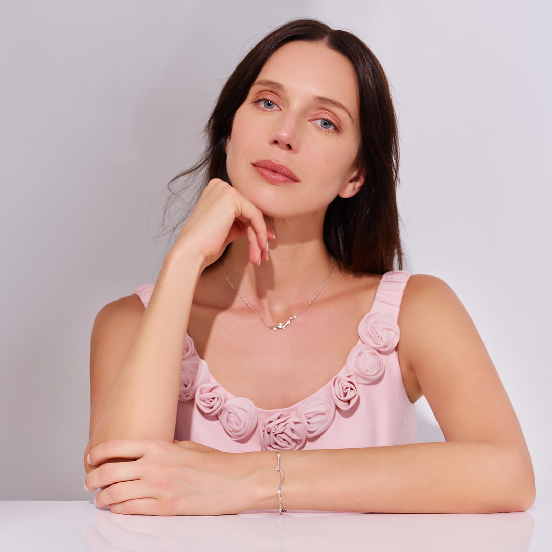 Top Grade Freshwater Pearl Bracelets WB00295 | ROSE - PEARLY LUSTRE