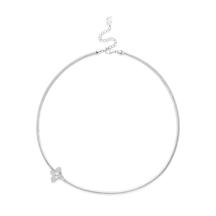 Collar de perlas de agua dulce de primera calidad WN00787 | BLOOM
