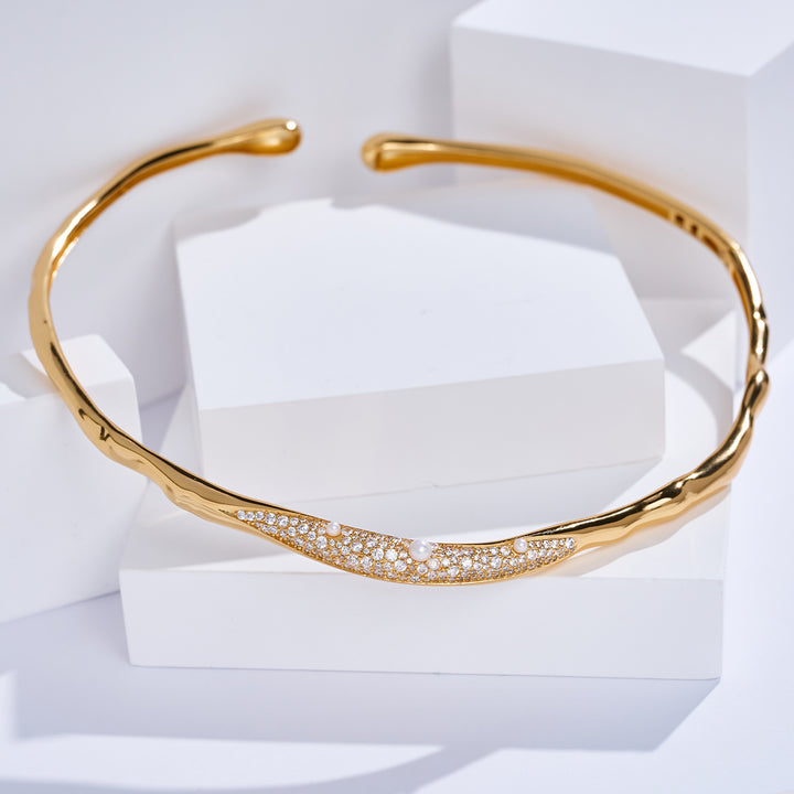 Halskette aus Süßwasserperlen in Spitzenqualität WN00789 | SANDS