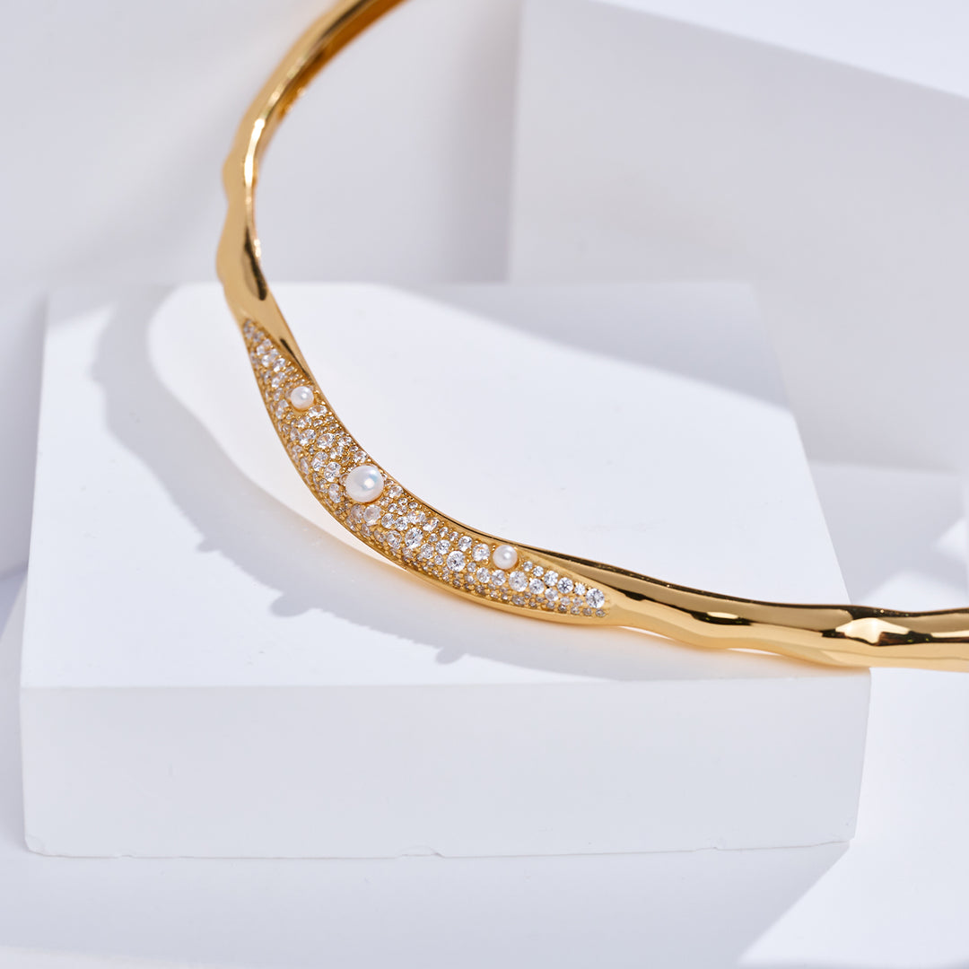 Halskette aus Süßwasserperlen in Spitzenqualität WN00789 | SANDS