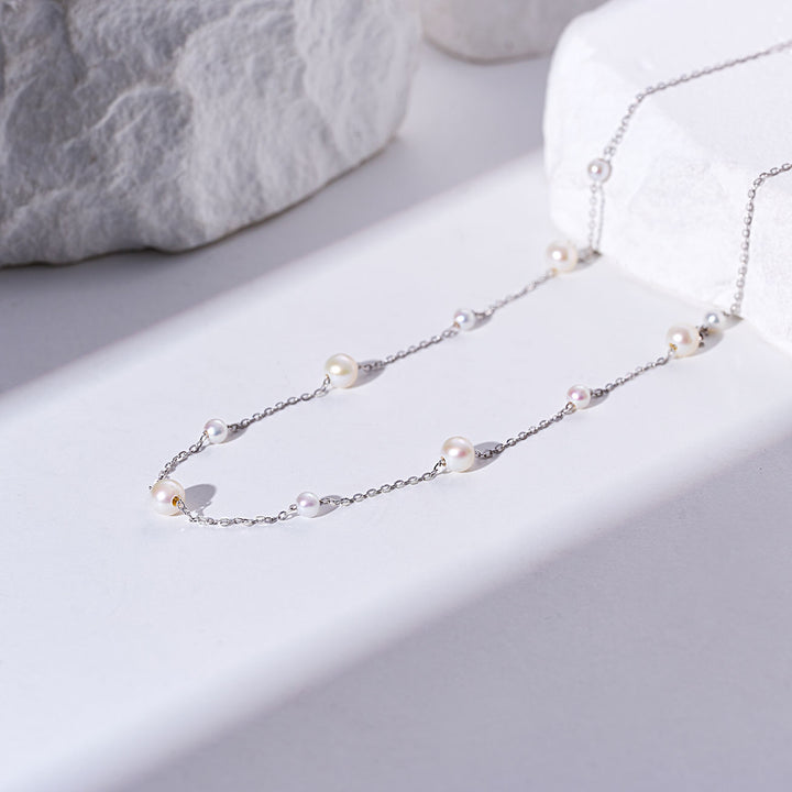 Top Lustre Freshwater Pearl Necklace WN00794 | HALO - PEARLY LUSTRE