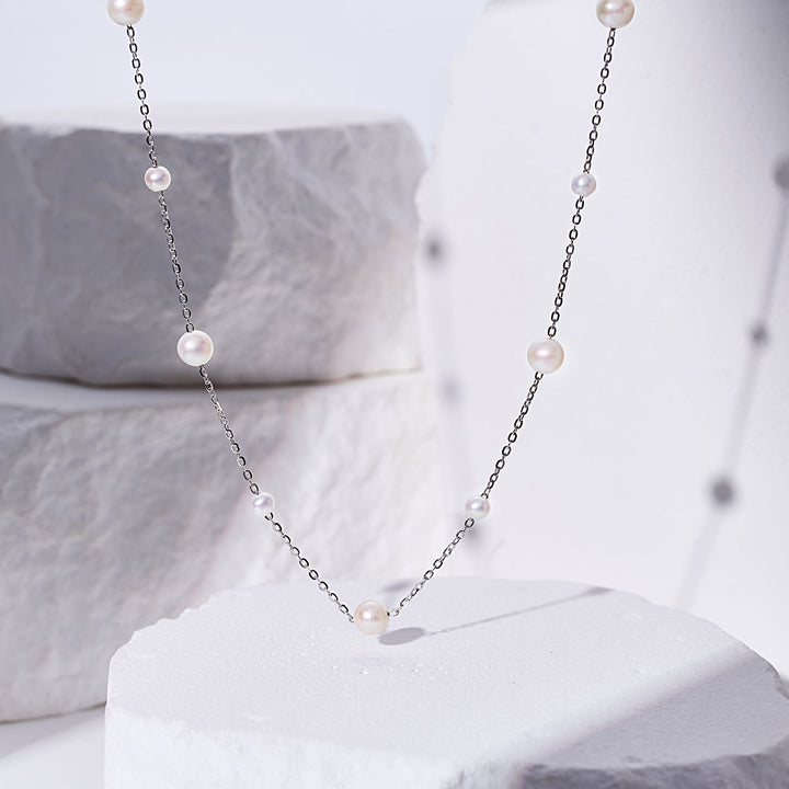 Top Lustre Freshwater Pearl Necklace WN00794 | HALO - PEARLY LUSTRE