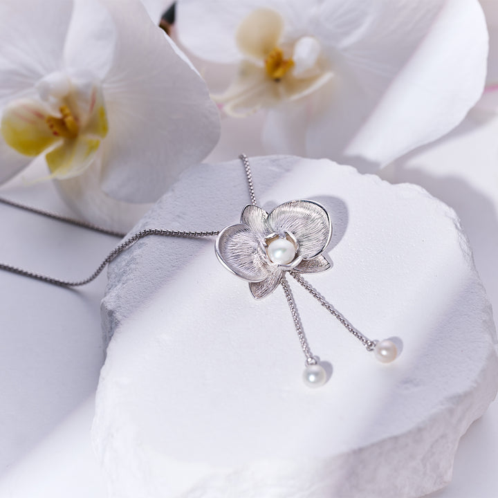 Top Grade Freshwater Pearl Necklace WN00795 | ORCHID - PEARLY LUSTRE