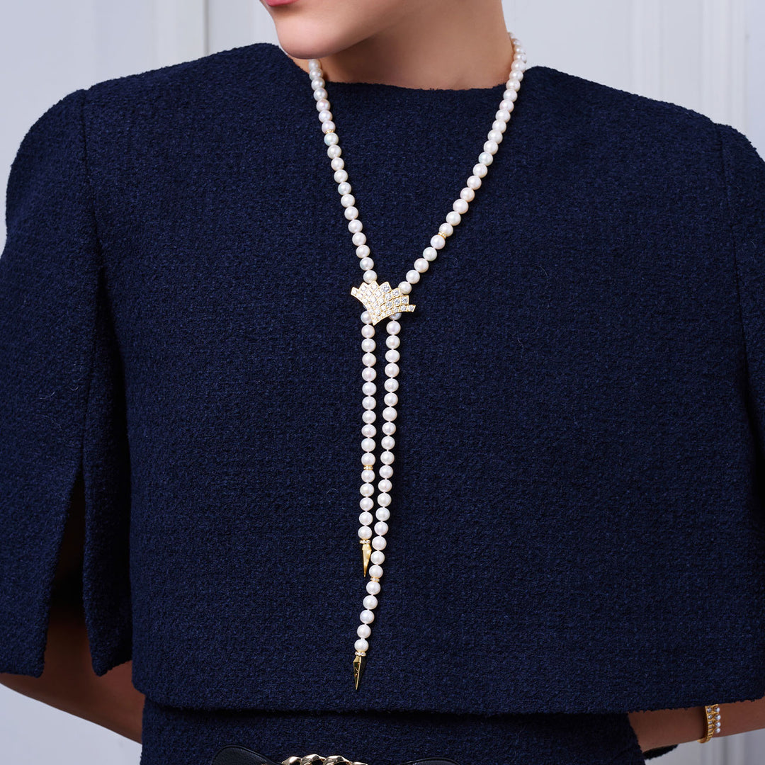 淡水珍珠项链 WN00796 | WATERFALL